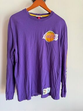 Purple Long-Sleeve men’s lakers large